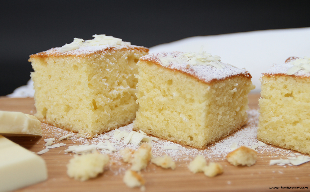 Testesser - Weisser Schokoladekuchen