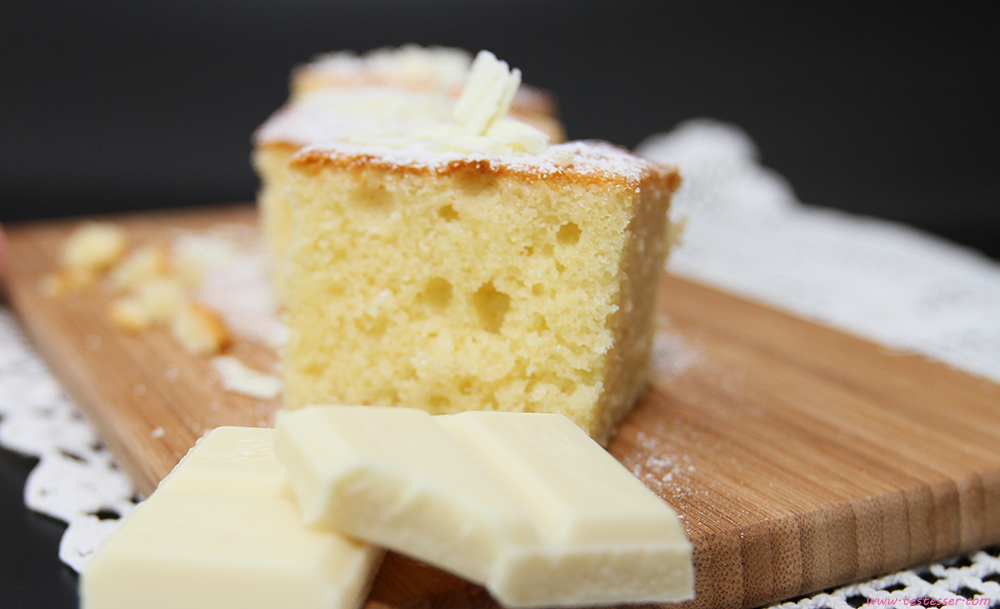 Testesser - Weisser Schokoladekuchen